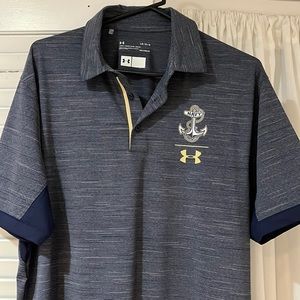 Under armour navy polo like new